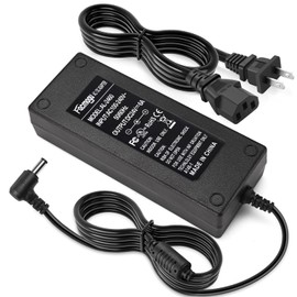 Facmogu 24V 6A Power Adapter AC 100-220V to DC 144W Power Supply US Plug Switching PC Power Cord for LCD Monitor LED Strip Light DVR NVR Security Cameras System CCTV Accessories