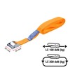 KWB 771023 Lashing Straps with Clamp Lock 2.5 m x