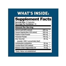 Dr. Tobias Colon 14 Day Cleanse, Advanced Gut Cleanse Detox for Women & Men, 28 capsules