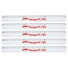 KUM AZ902.02.16-T - Ruler 30 cm Left Handed Clear Flexible