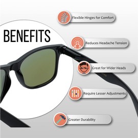 Got Shades Wholesale Bulk Unisex 80's Retro 100% UV Sunglasses for Adults - 10 Pack - w/Flex Hinges