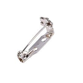 Pack of 50 Safety Pins, Brooch Pins, DIY Craft Safety Pins, with Holes, Can Be Sewn or Glued, Sewing Crafts, Safety Pins, 20 mm
