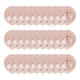 FeiWen 12 Inch Party Balloons, Chrome Metallic Balloons, Confetti Balloons,Set for Party or Arch Wedding Decoration & Anniversary Decoration, Graduation Party, Baby Shower (Rose gold 2)