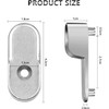 Taiyyi Clothes Rail Holder with Screws Metal Oval Clothes Rail