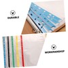 Operitacx 100pcs Sheet Data Protection Film Page Protector Colored Binder