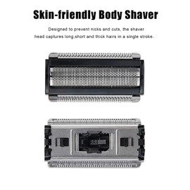 Replacement Blade Compatible with MANSCAPED The Lawn Mower 5.0 Ultra Hair Clipper, Stainless Steel Razor Head for Body-hugging Hair Care