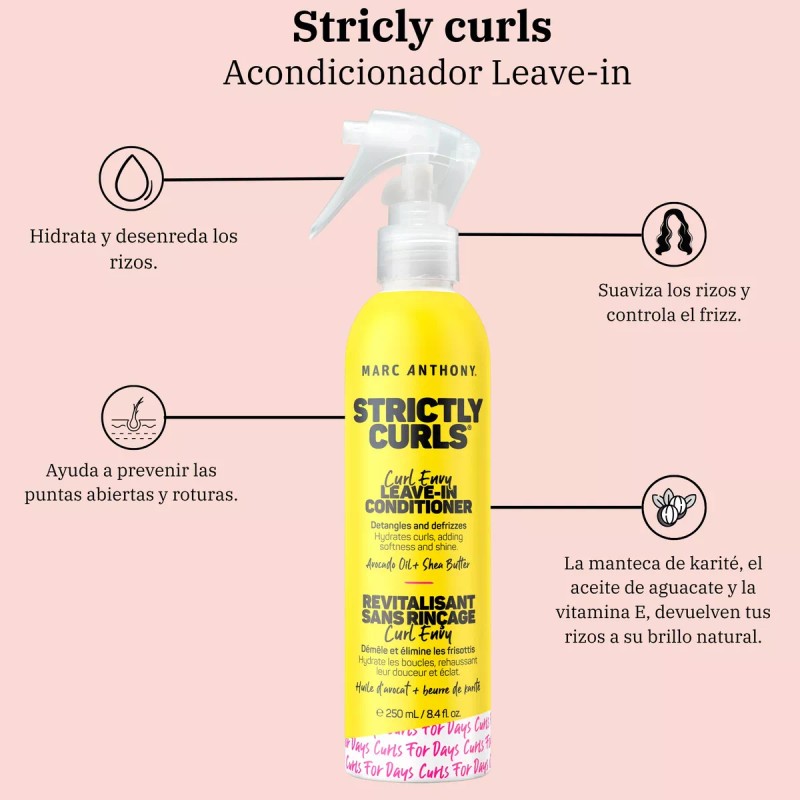 Marc Anthony 3 Pack Strictly Curls Sh, Ac & Defrizz