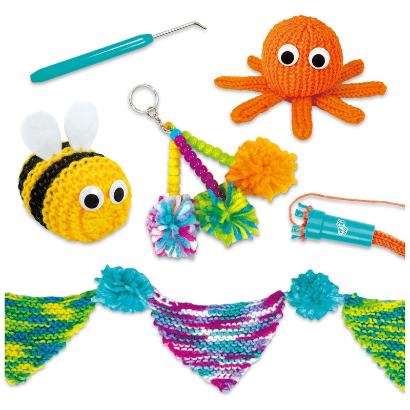 Galt Toys, First Knitting, Kids' Craft Kits, Ages 6 Years