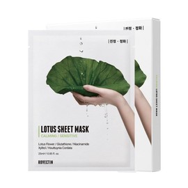 Rovectin 로벡틴 카밍 연꽃수 마스크 5매입 Rovectin Calming Lotus Water Mask 5 Sheets