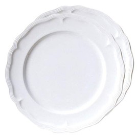 Kanezu White Crystal Bread Plate, 6.7 inches (17 cm), Made in Japan, Pack of 2