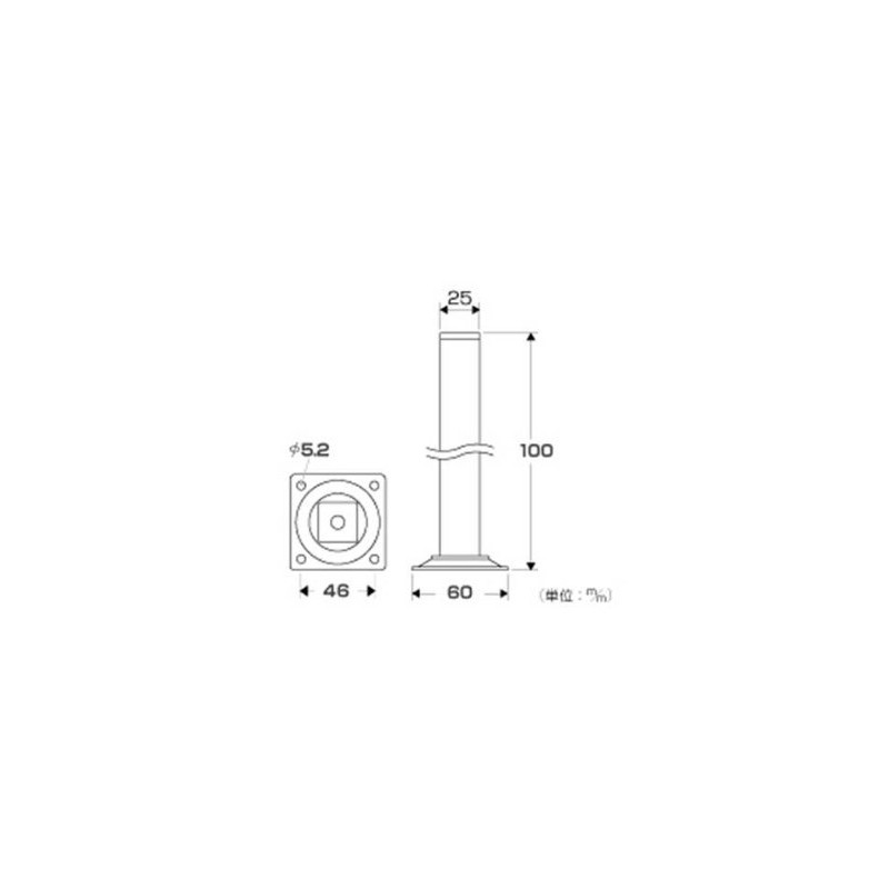 Hikari Smart Leg Wooden Corner 100mm KSW-3210