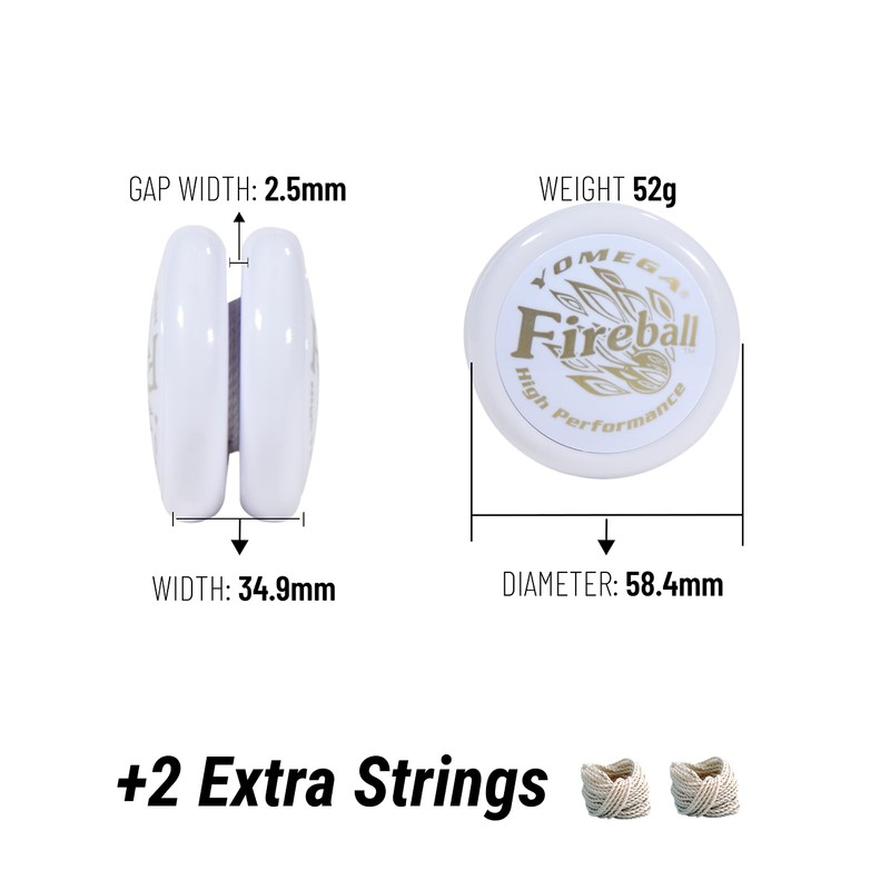 Yomega Fireball YoYo -HIGH Performance Responsive Transaxle Yoyo, Great for