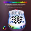Wired Mouse Ergonomic RGB Backlit Adjustable DPI Programmable Keys 4.9ft
