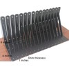 20 Pack L8 x H 6" Black Heavy Duty Shelf