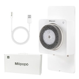 Electric Back Massager Brush for People: Wall Mounted 360°Automatic Rotation Cordless Body Shower Scrubber for Bathroom - Deep Cleansing for Self-Care Enthusiasts