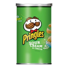 Pringles Sour Cream Onion Flavor, 2.82-Ounce (Pack of 12)