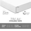 Egyptian Cotton Fitted Sheets 25cm Deep Mattress Pocket 200 Thread