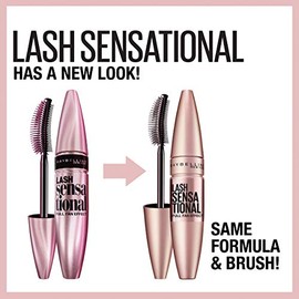 Maybelline Makeup Lash Sensational Waterproof Mascara, Brownish Black Waterproof Mascara, 0.3 fl oz - Producto Original de Alta Calidad, Entrega Rápid