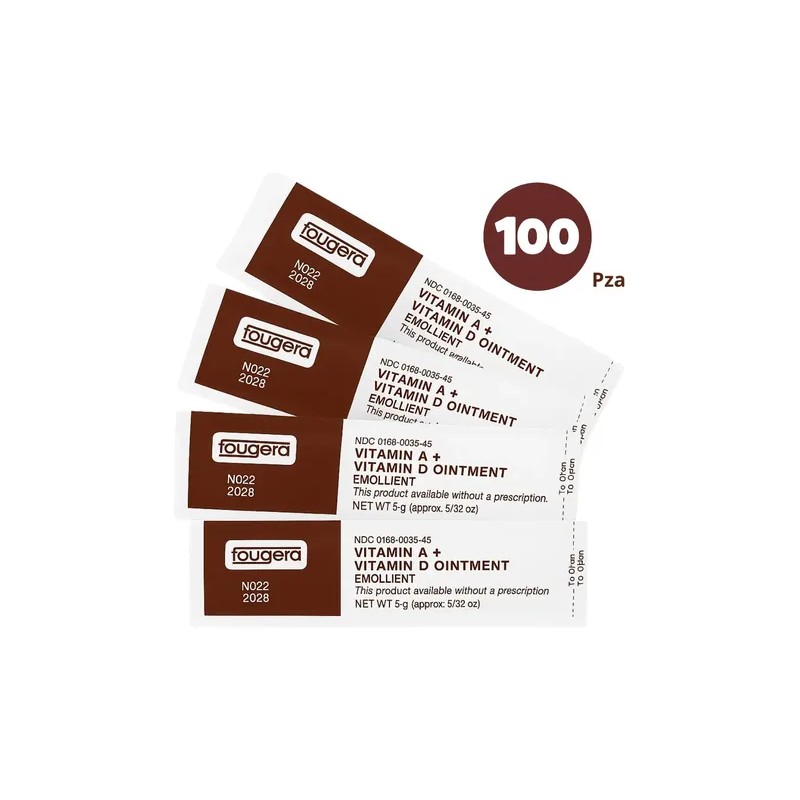 Fougera Crema Vitamina A + D Tatuaje Microblading 100 Pzs