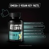 ESN Omega-3 Vegan, 120 Vegan Capsules, High Dose Algae Oil