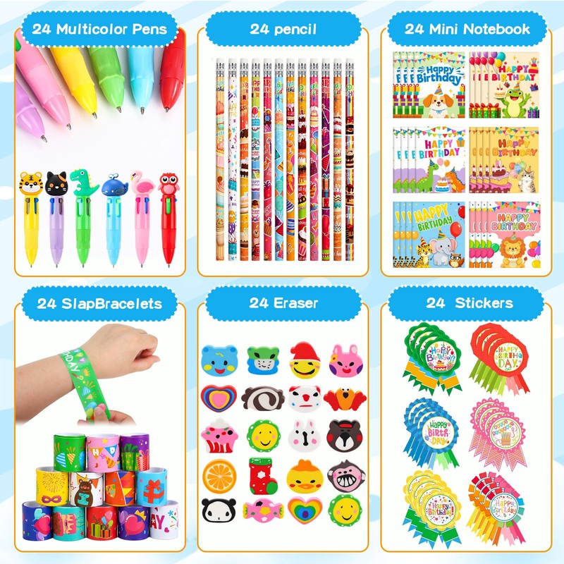 Zenoble 24 Set Classroom Birthday Gifts for Students Birthday Reusable
