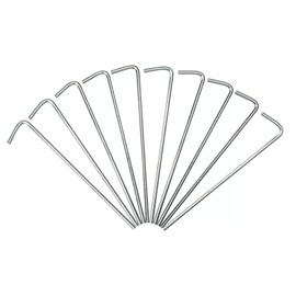 10Pcs Tent Pegs Heavy Duty Galvanised Steel Ground Camping Outdoor Nail