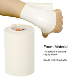 WPKD BLUEIY WPKD BLUEIY Microfoam Tape,Foam Cohesive Bandage,7.5Cmx3M Sponge Cohesive Bandage,Wide Flexible Microfoam Tapes for Ankle Wrist Finger Sports (Beige)