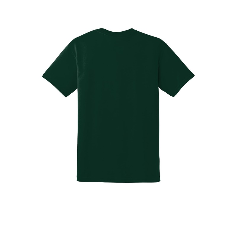 Gildan Men's DryBlend Classic T-Shirt, Forest Green, Large