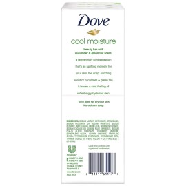 Dove Go Fresh Cucumber Green Tea Beauty Bar 12 Pack Refreshing Moisturizer