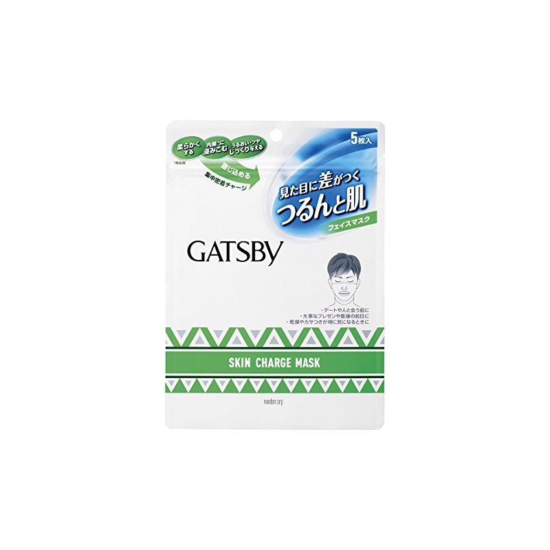 Gatsby Tsurunto Face Charge Mask, 5 Sheets