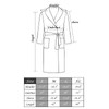 Knuffnee Terry Cloth Robe for Women Bathrobe Knee Length Bath