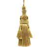 DÉCOPRO Decorative 6 inch Key Tassel / Gold Multi /