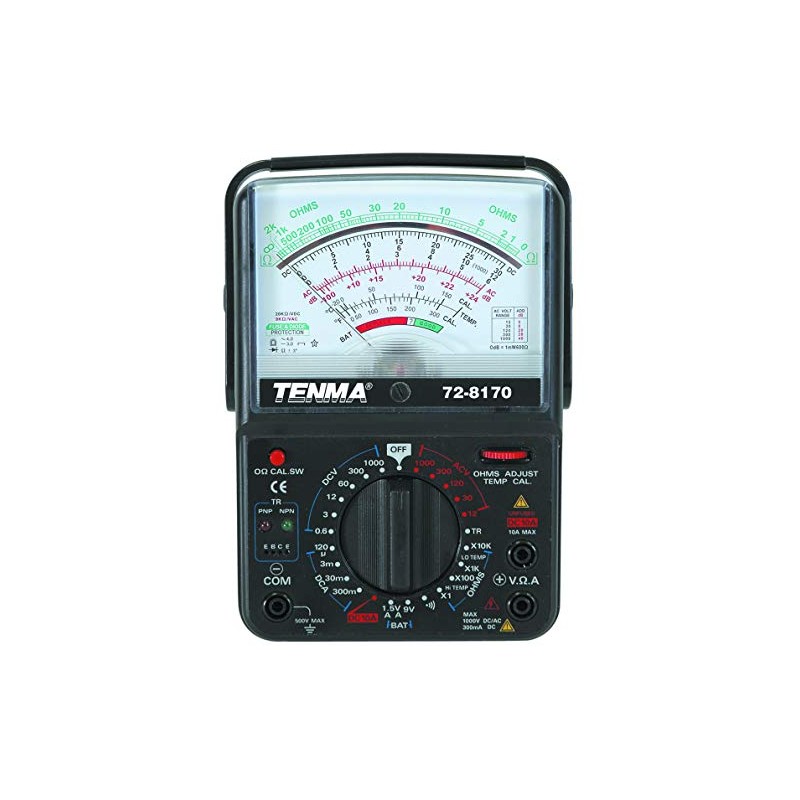 TENMA 72-8170 MULTIMETER, Analog, 6 Functions