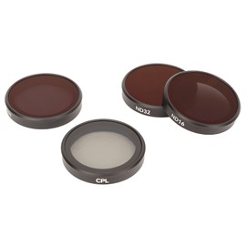 4 Pack Action Camera Fiter Set Aluminum Alloy Frame Include CPL ND8 ND16 ND32 Lens Filter for Action 4 3