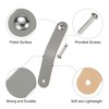 sourcing map 2 Packs Leather Drawer Pulls, Single Hole Leather
