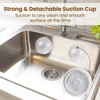 Semcide Sponge Holder, Sink Caddy w/Suction Cup Installation, Sponge Organizer