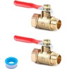 Mirhua Air Valve Ball Valve 1/4" Female to Male Thickness
