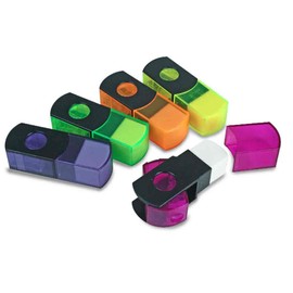 The Pencil Grip 2-in-1 Sharpener and Eraser (Sold Individually - Colors Vary)