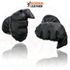 Milwaukee Leather MG7595 Men's Black Deerskin Unlined Motorcycle Hand Gloves