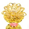 Dharma Set Buddhism Singing Buddha Lotus Lamp for Buddhist Music