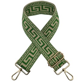 Bag Straps for Changing, Bag Straps, Wide 5 cm, Adjustable Shoulder Strap for Bag with Golden Carabiner Shoulder Strap, Shoulder Strap for Women, Handbags, Crossbody DIY (Emerald Green) 10