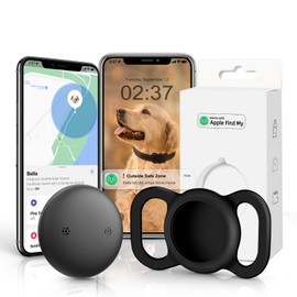 VB GPS Tracker for Dogs (1 Pack), Mini GPS Cat Tracker, Smart Pet Activity Tracker (iOS Only), No Monthly Fee, Compatible with Apple Find My, Anti-Lost, Finder Tag for Vehicles/Pets/Kids/Items