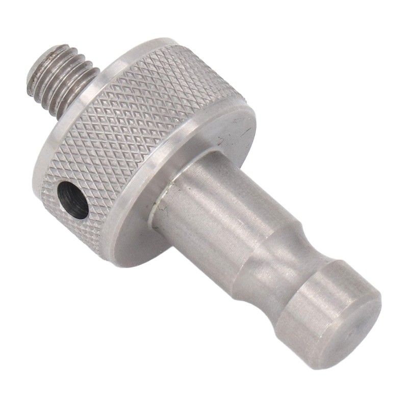 Prism Adapter Knurling Stainless Steel M8 Thread Survey Pole Adapter