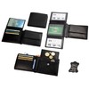 Hans Kniebes Men's Leather Wallet in Landscape Format with 10