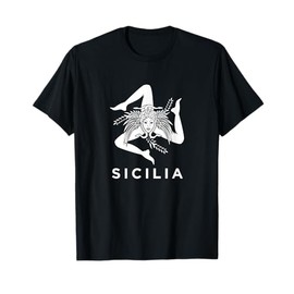 Sicilian Pride - Sicilia - Sicilian Flag Trinacria graphic T-Shirt