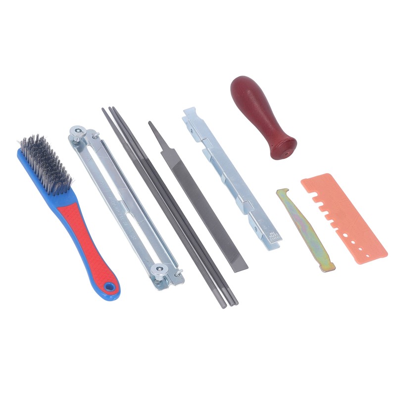 11Pcs Chainsaw Sharpener File Chain Saw Teeth Sharpening Tool Set