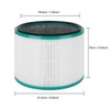 2 Pack, HP01 HP02 HEPA Filter Compatible with Dyson Desk