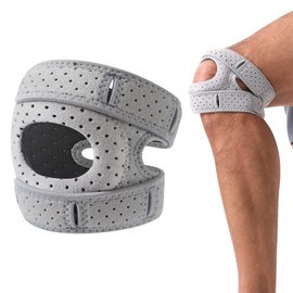 Xiangqianzou Knee PainRelief Brace, 2025 Knee Support for Stress Reduction, Adjustable Knee Support, Breathable Knee Splint, Stabilising Knee Aid (M)