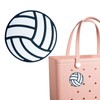 Ycendravious Volleyball Bag Charm, Compatible with Simply Southern Totes and