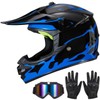 Youth Kids Dirt Bike Helmet for Boys & Girls,F001 Full